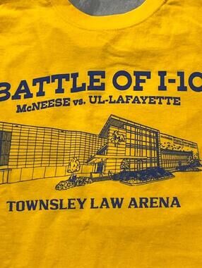 Battle Of I-10 McNeese VS. UL Preowned XL T-shirt